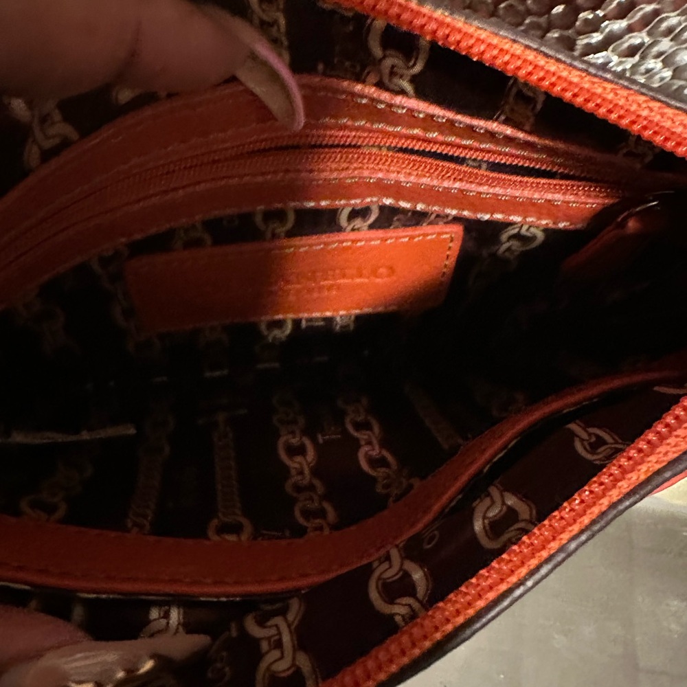 Tignanello Orange Crossbody Bag - Picture 5 of 9